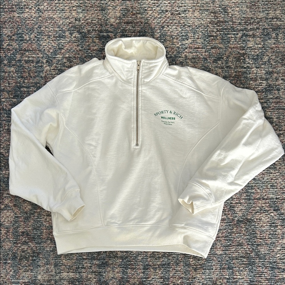 Sporty & Rich Quarter Zip Sweatshirt